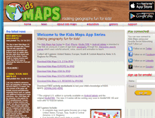 Tablet Screenshot of kidsmapsapp.com